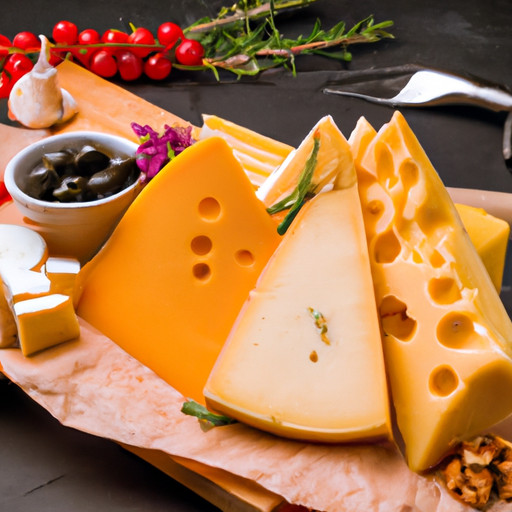 Juste un plat de fromage Maasdam de varices 36779